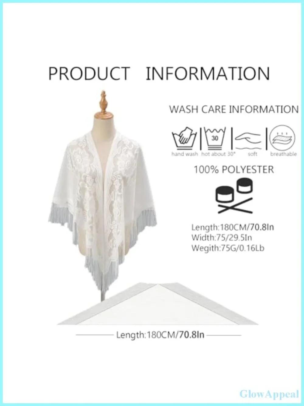 Women's Nylon Hollow Solid Color Tassel Triangle Scarf Shawl Wrap